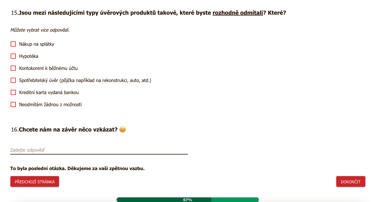Anketa: Koncept cestovatelské kreditní karty. mBank začátkem března 2025 zjišťovala názory svých klientů, jak by měla vypadat ideální cestovatelská kreditka.
