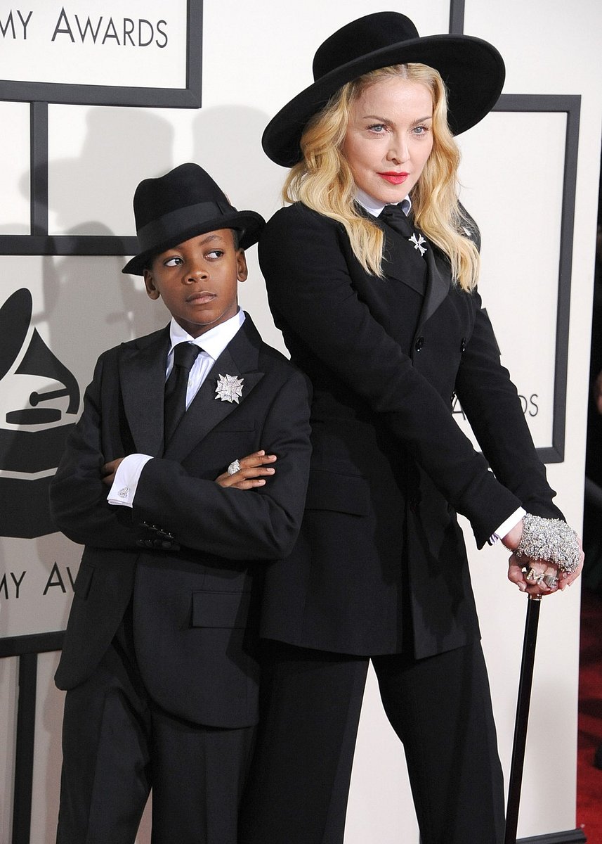 Zpěvačka Madonna na červeném koberci