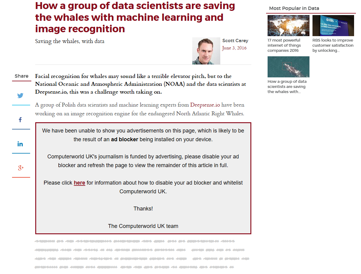 Stejně na svém webu postupuje i britský Computerworld.