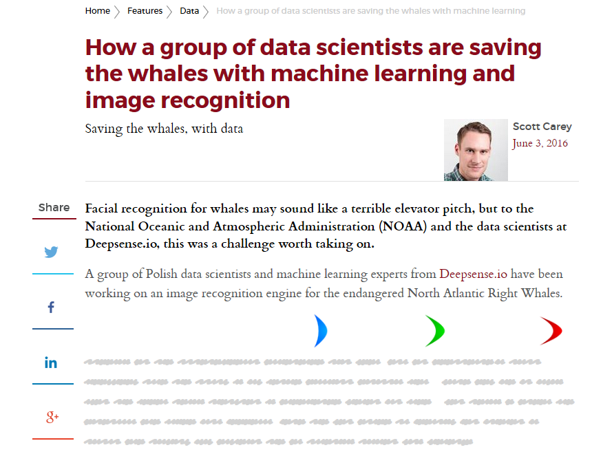 Ty barevné šipky, které se zobrazují při nahrávání boxu s výzvou, jsou poznávacím znamením anti-adblokovací služby, kterou jak Computerworld, tak City A.M. využívají.