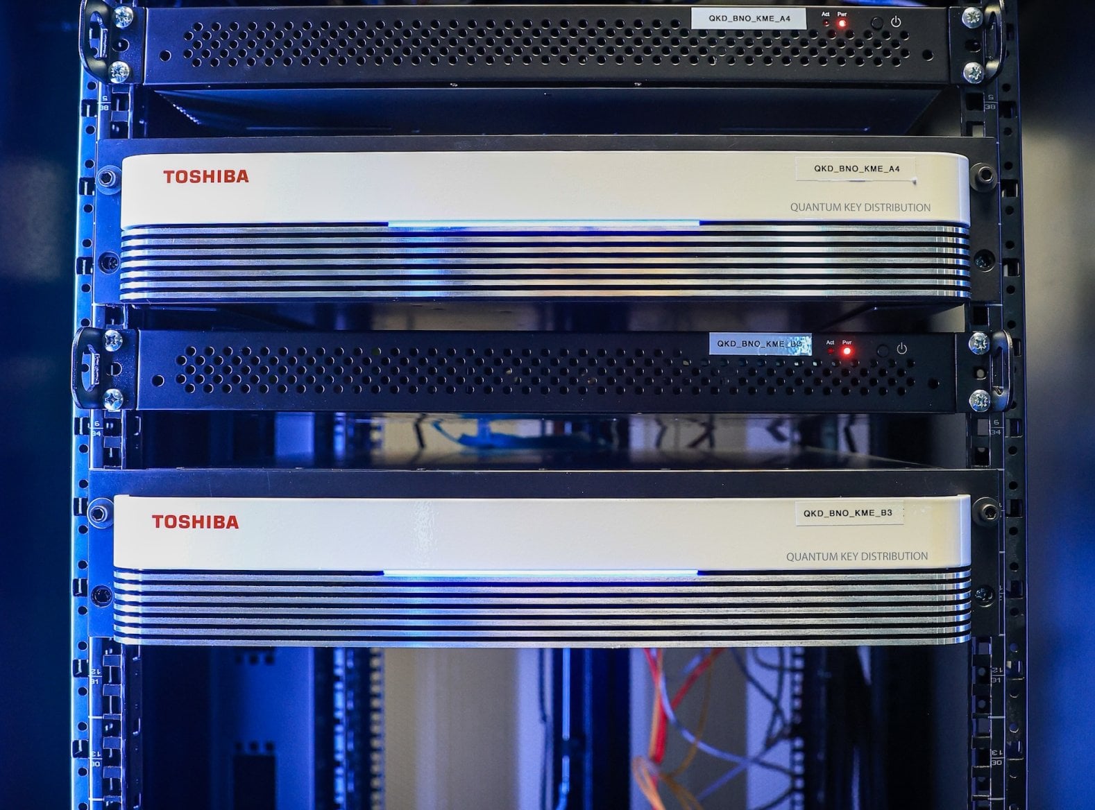 Technické vybavení kvantové QKD sítě CZQCI