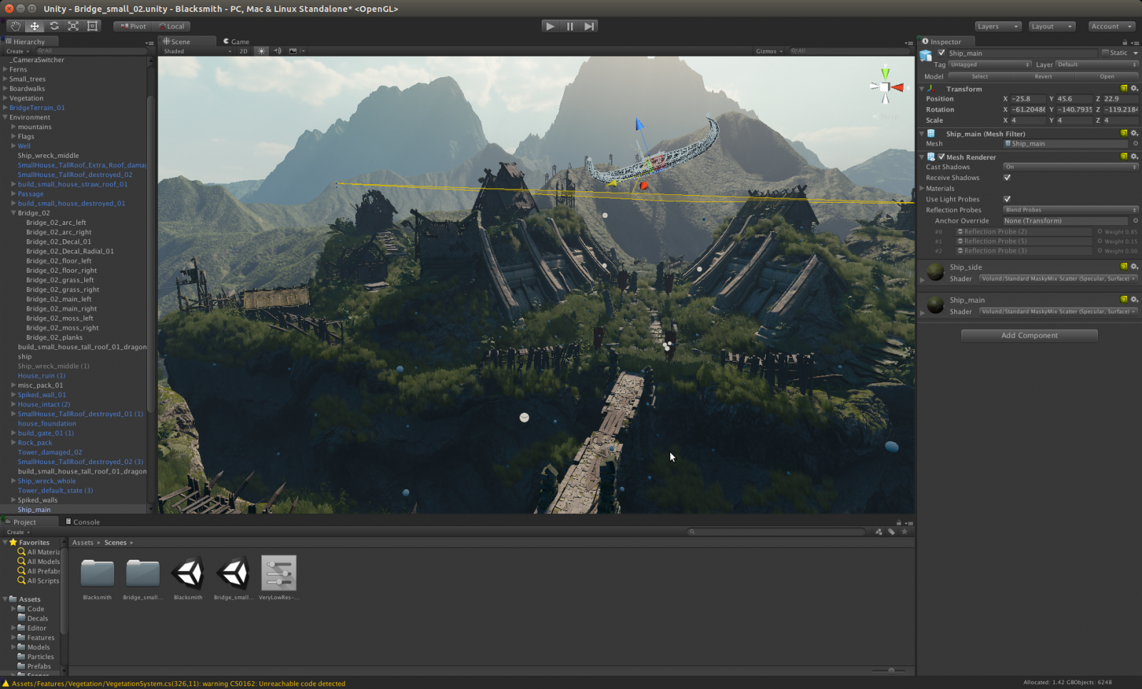 Unity: linuxový editor