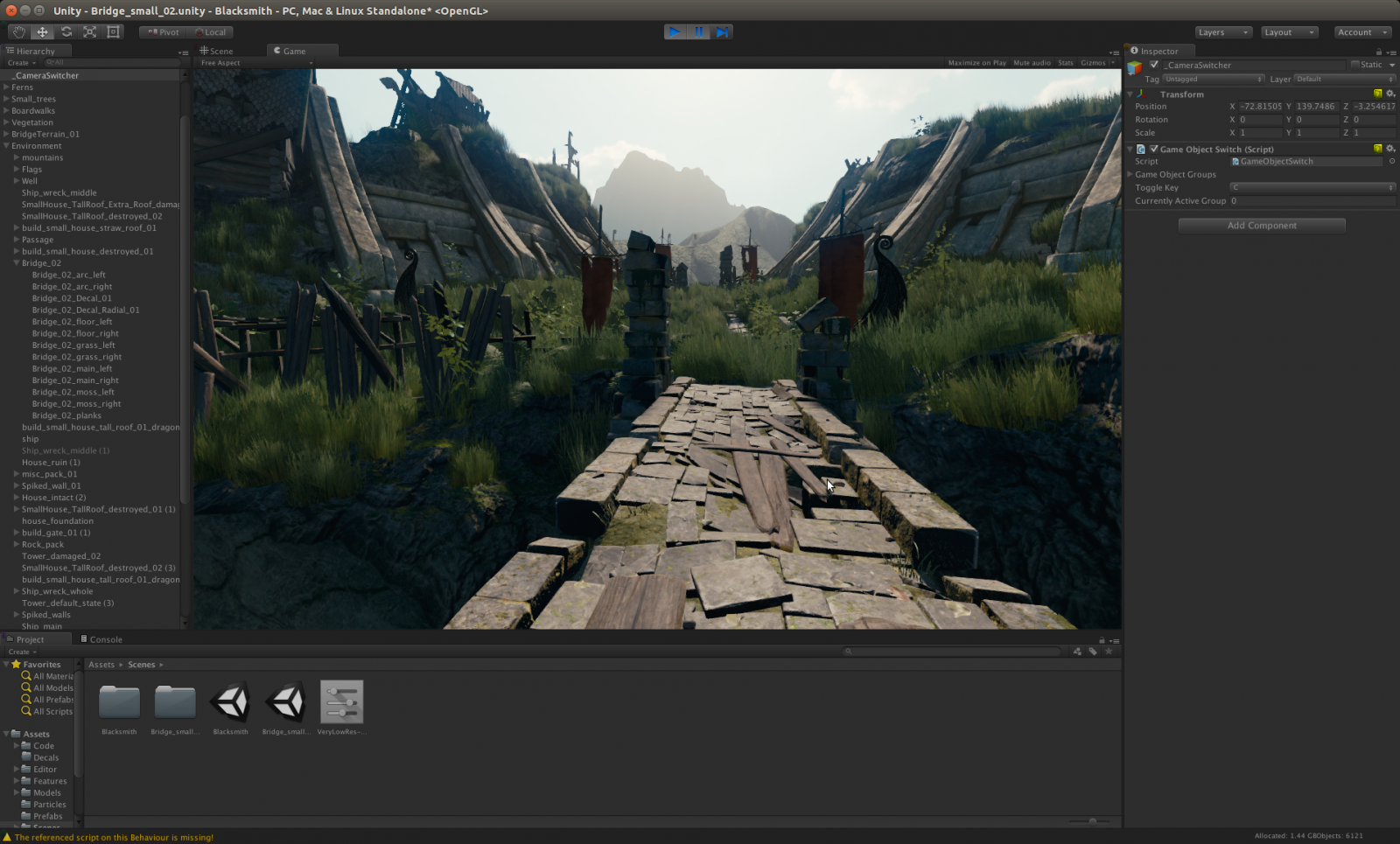 Unity: linuxový editor