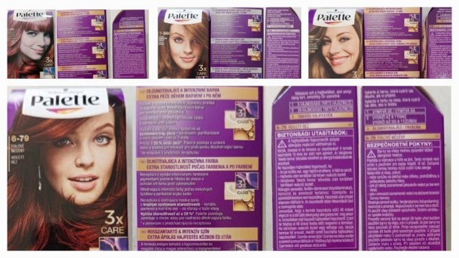 Schwarzkopf, Palette, barva na vlasy s toxickou látkou