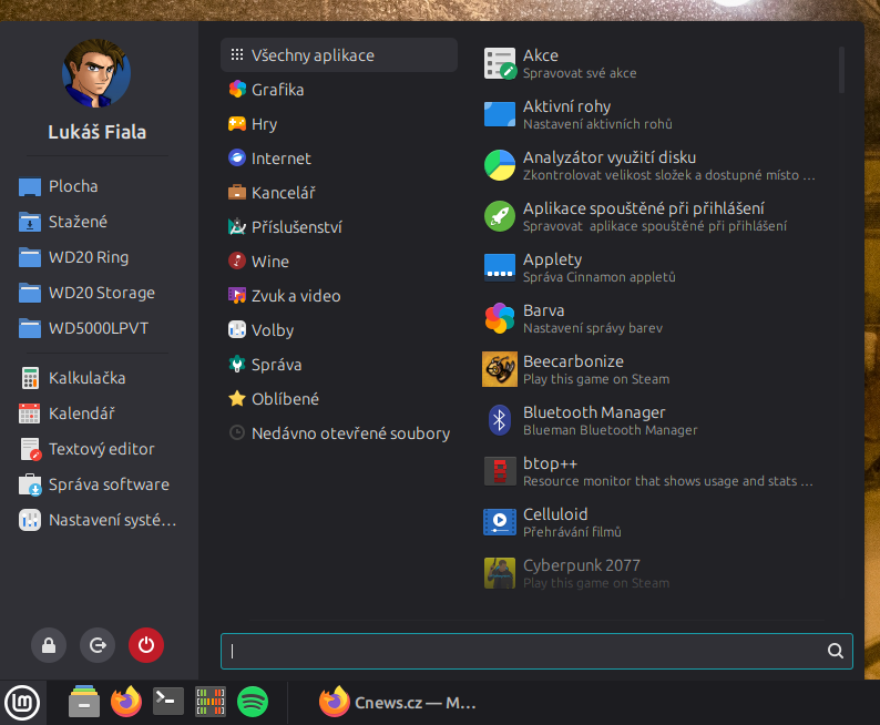 Linux Mint 22.3 má redesignované menu, neustálými změnami vás ale štvát nebude