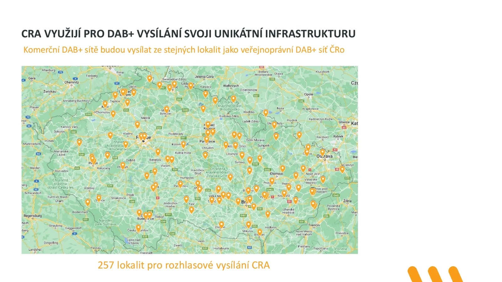 Prezentace ČRA ke spuštění komerční DAB+ sítě v únoru 2025