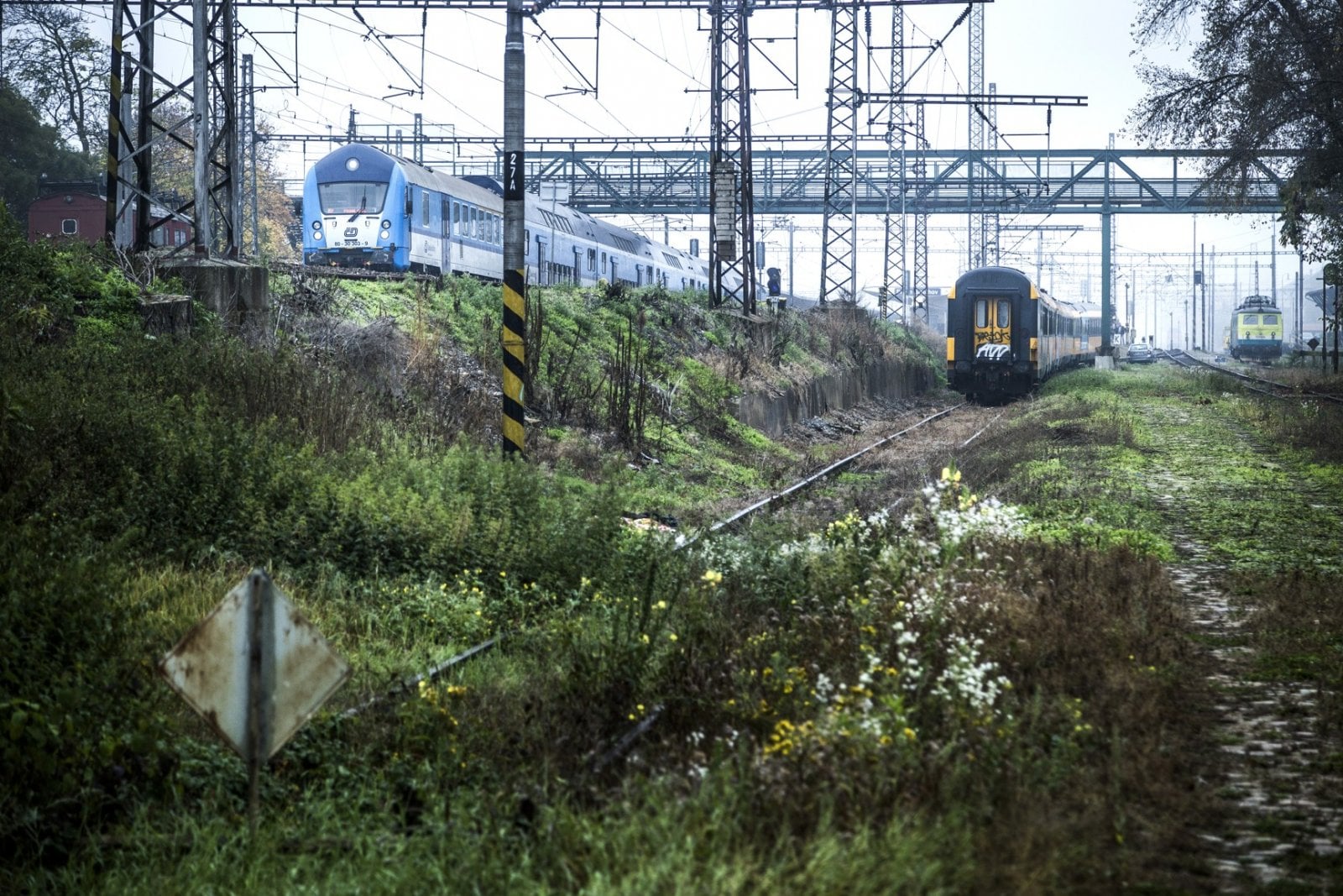 Smíchovské nádraží a jeho okolí před současnou přestavbou