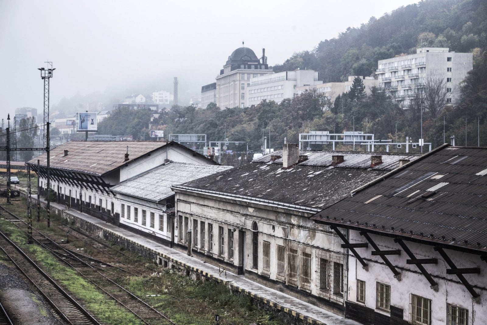 Smíchovské nádraží a jeho okolí před současnou přestavbou