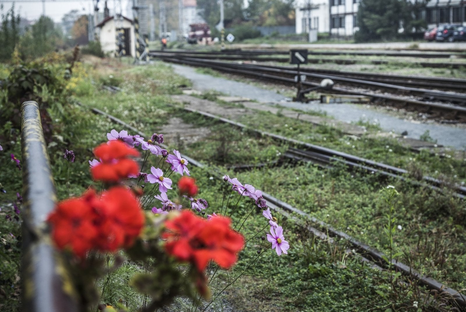 Smíchovské nádraží a jeho okolí před současnou přestavbou