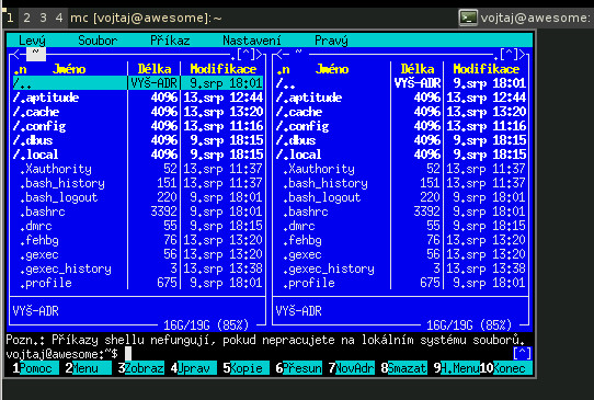 Awesome po úpravách