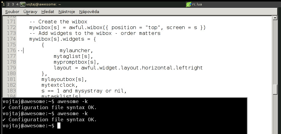 Awesome po úpravách