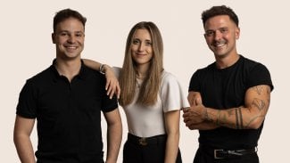 Tim Kratochvíl, Karolína Beranová a Lukas Kay ze značky Citronek