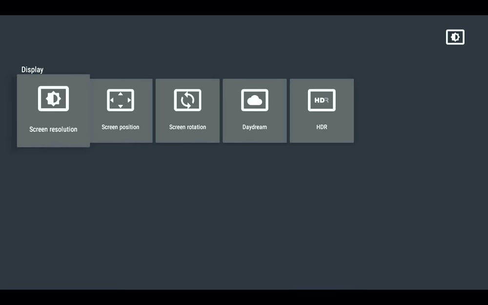 Uživatelské menu – verze s Custom Rom Superceleron