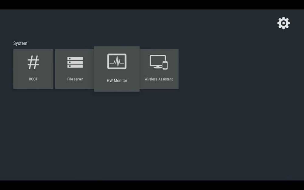 Uživatelské menu – verze s Custom Rom Superceleron