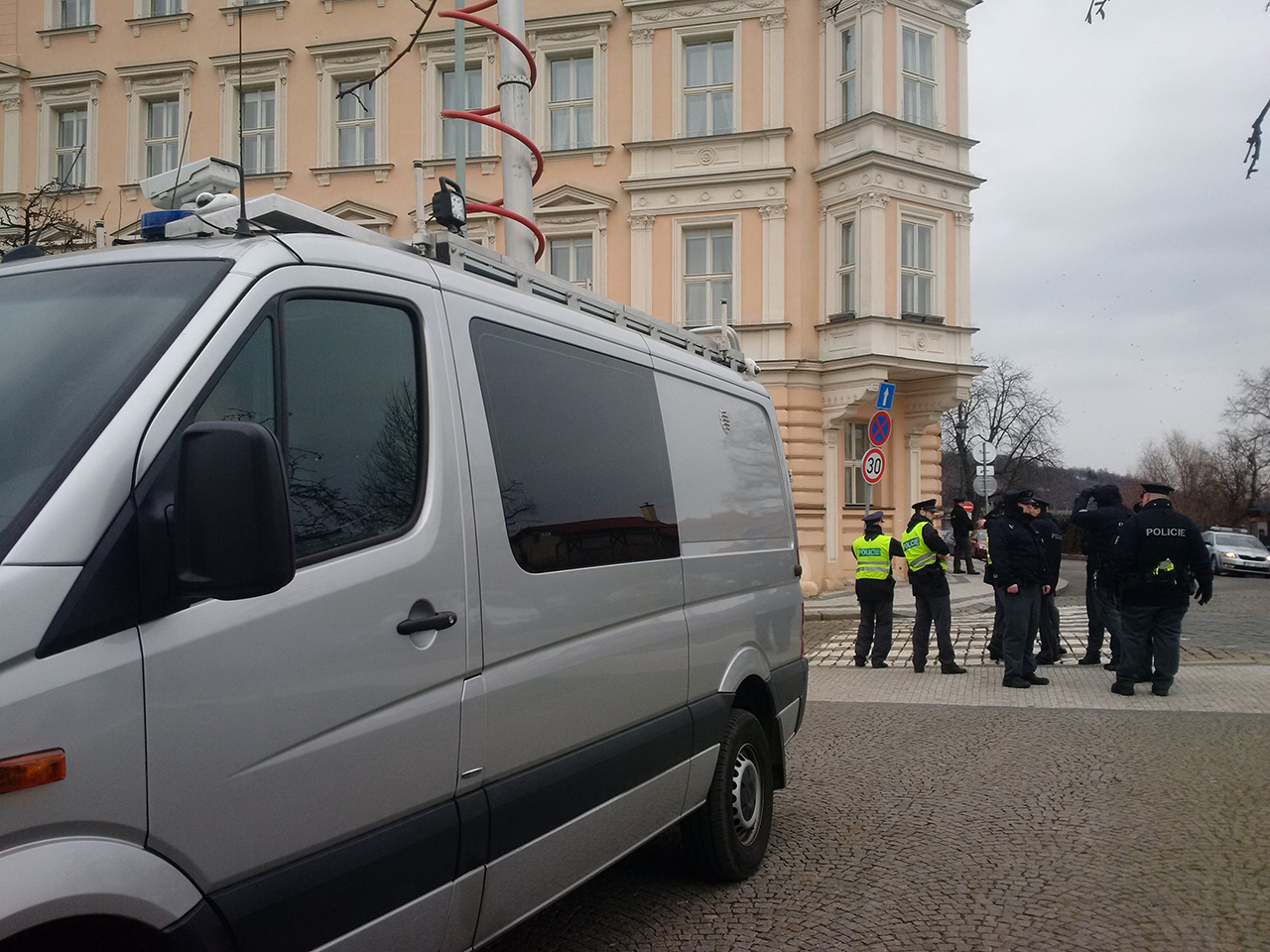 Demonstrace za svobodný internet v Praze 20.2.2016