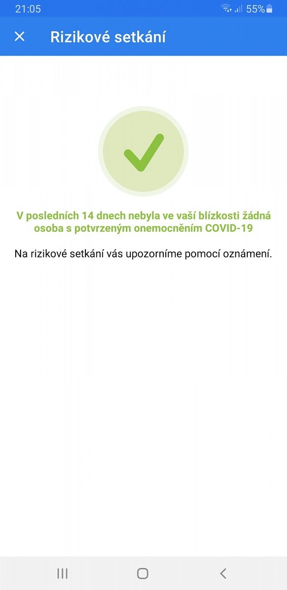 eRouška 2.0 - mobilní aplikace - Android