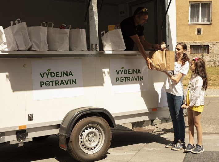 Potravinová banka - mobilní výdejna