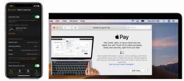 Aktivace Apple Pay pro Apple Watch a MacBook.