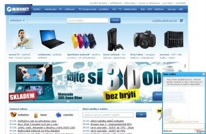 Konkurence: Mironet spustil nový e-shop