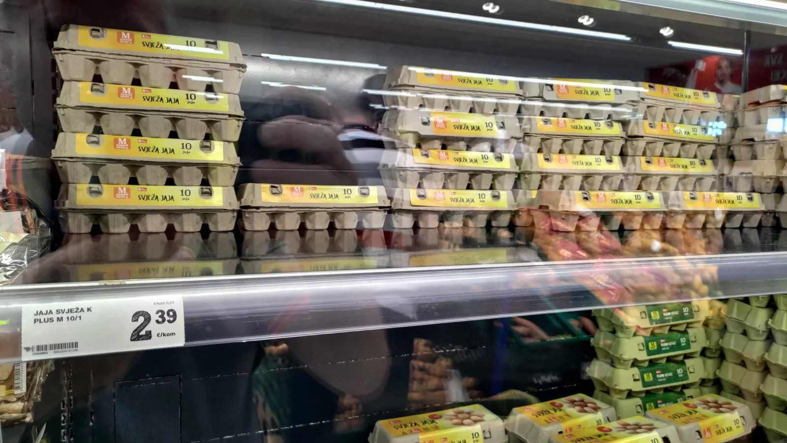 Ceny potravin v Chorvatsku. Konzum, město Krk na ostrově Krk. (9. 6. 2024)