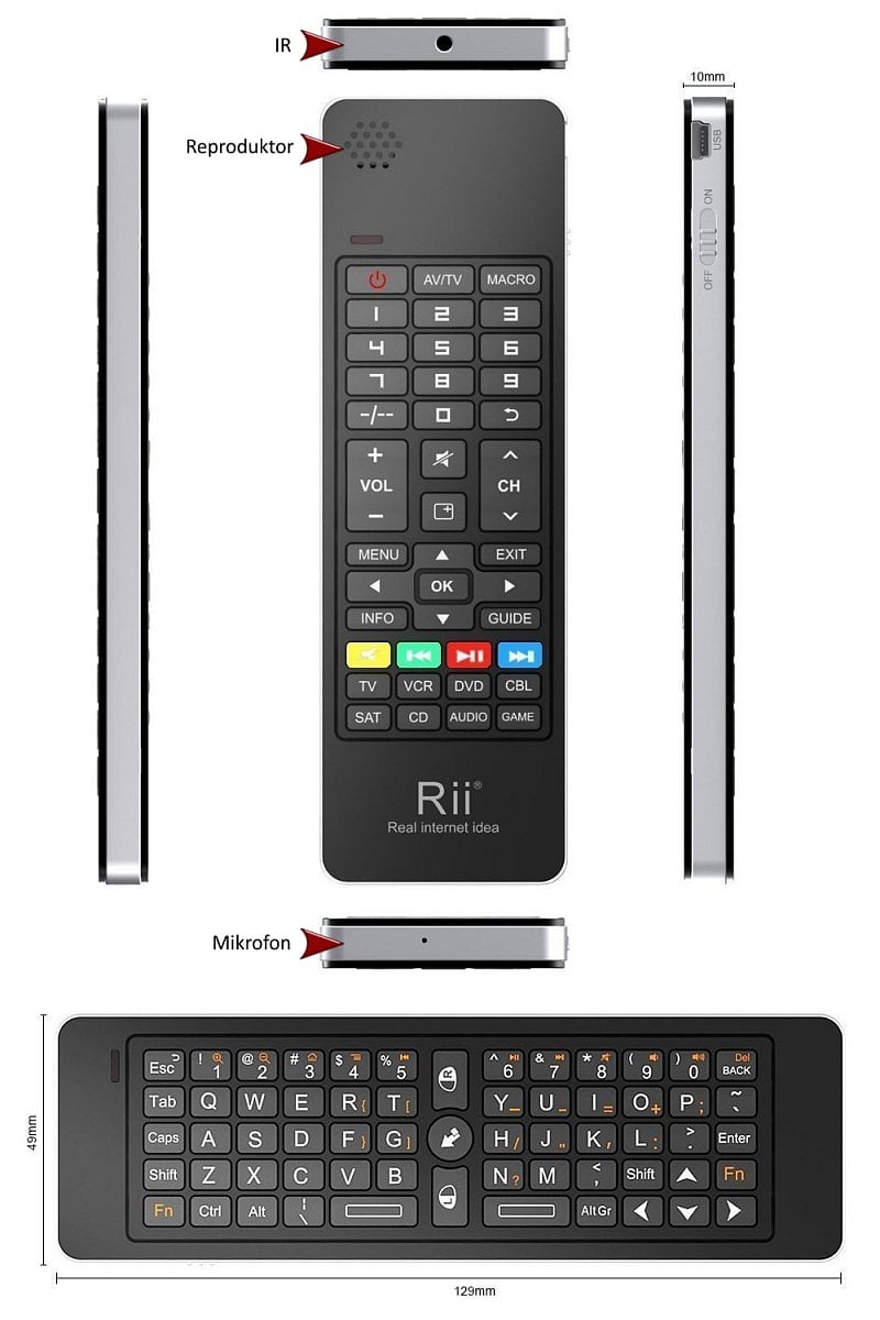 Doplněk pro geeky: multifunkční ovladač (nutno dokoupit)