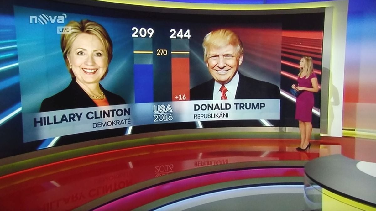 Americké volby na ČT24 a TV Nova