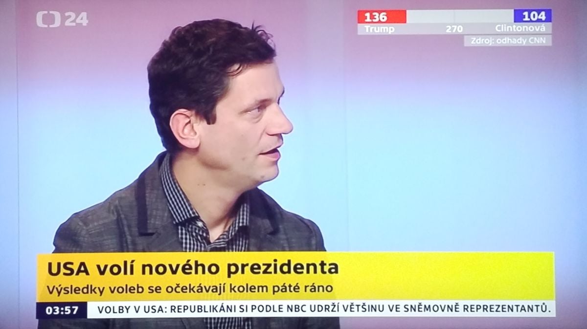 Americké volby na ČT24 a TV Nova