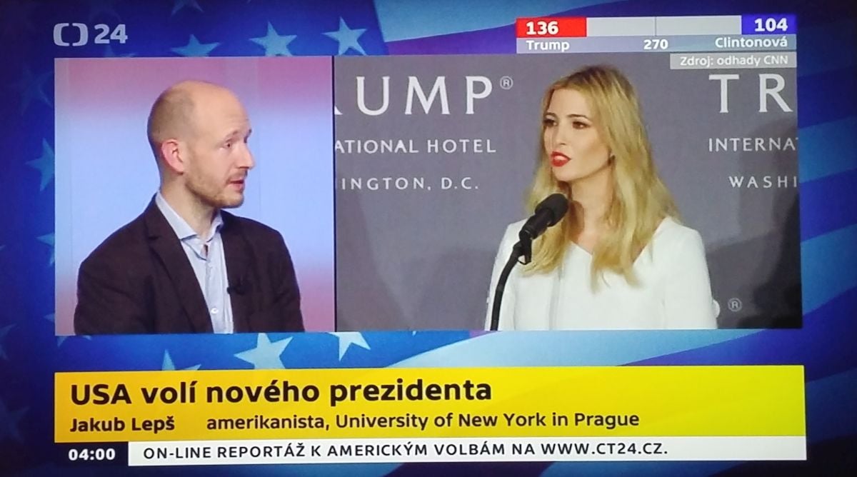 Americké volby na ČT24 a TV Nova