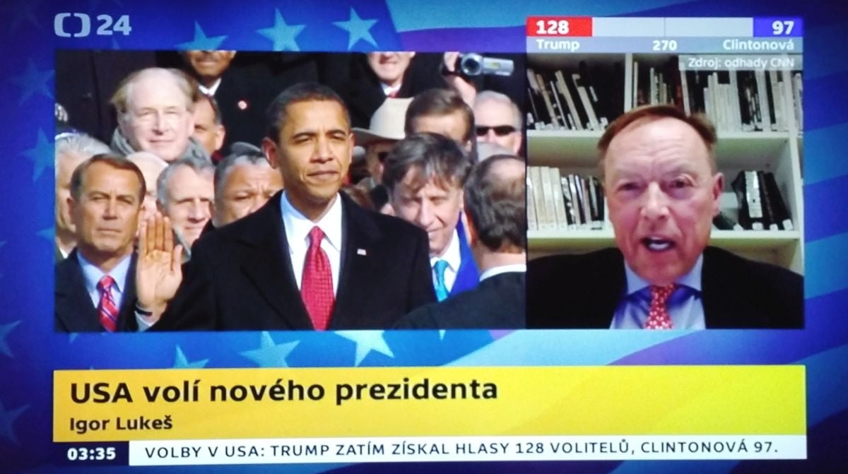 Americké volby na ČT24 a TV Nova
