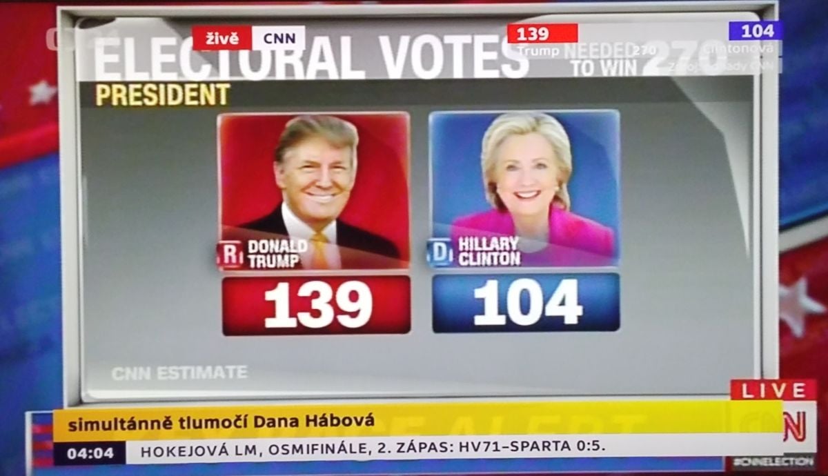 Americké volby na ČT24 a TV Nova