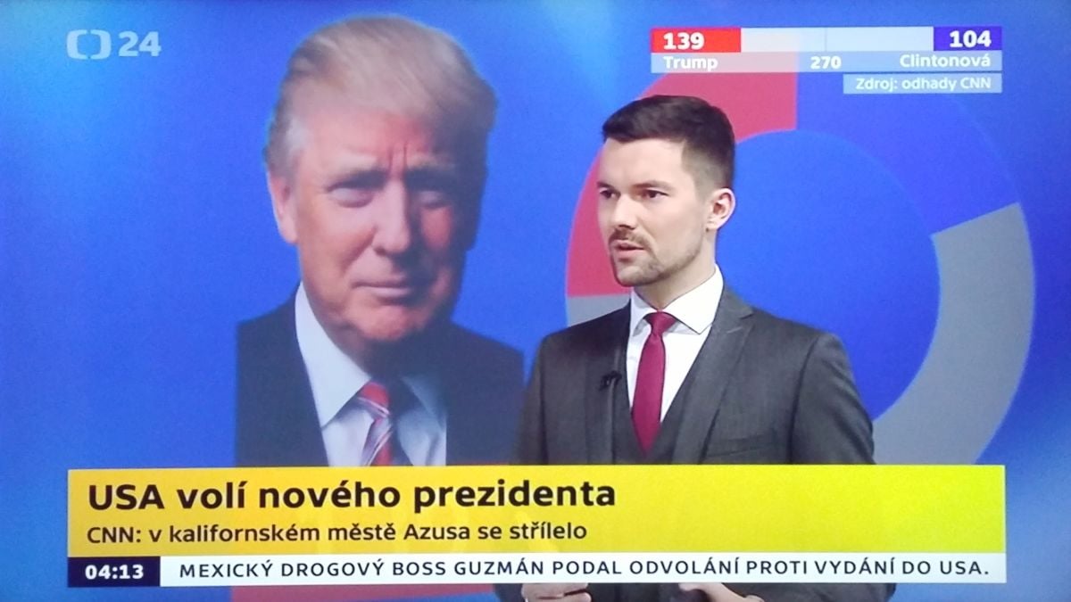 Americké volby na ČT24 a TV Nova
