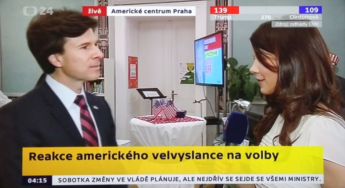 Americké volby na ČT24 a TV Nova