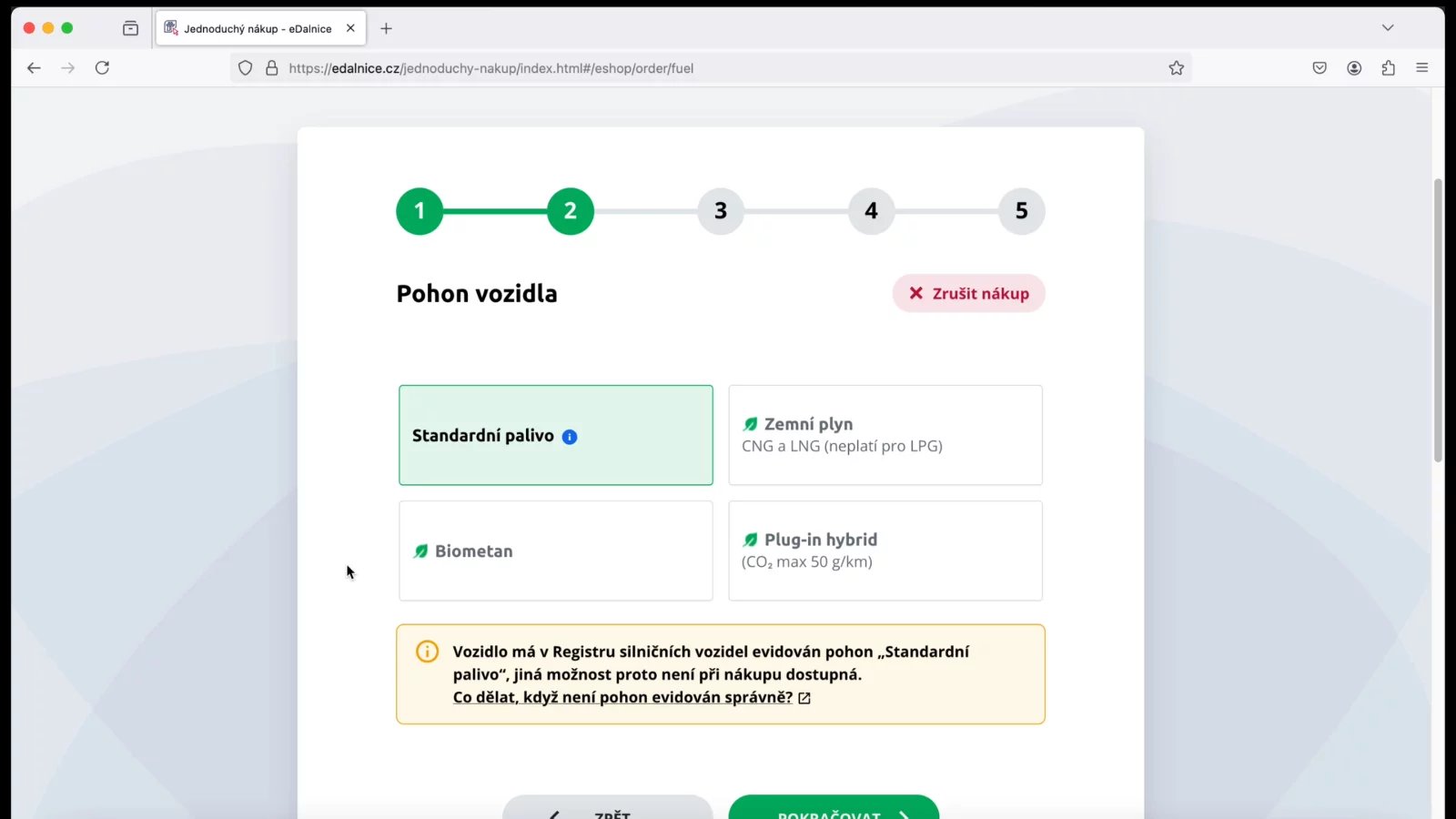 Systém podle značky pozná, jaké palivo vůz využívá.