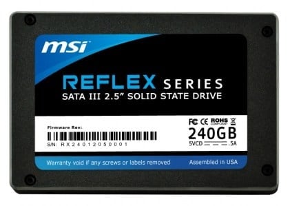 SSD MSI Reflex Series