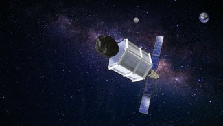 Vizualizace vaku vesmírné těžební společnosti TransAstra