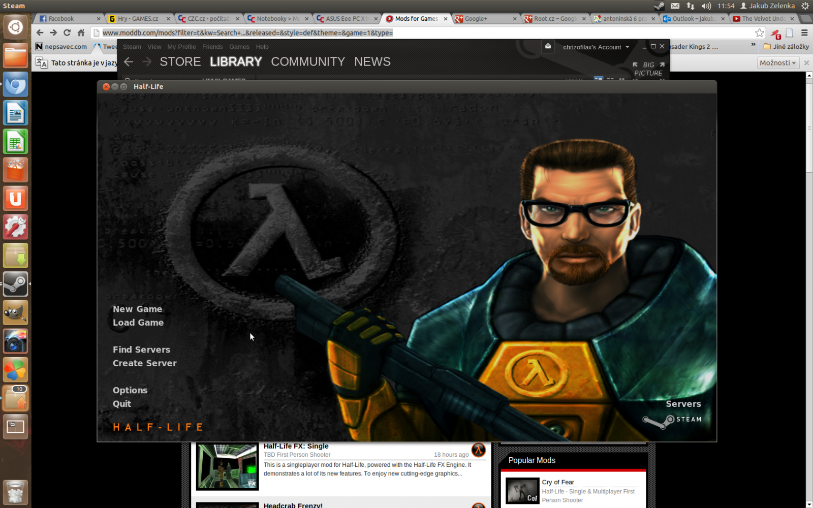 Half-Life 1 na Linuxu