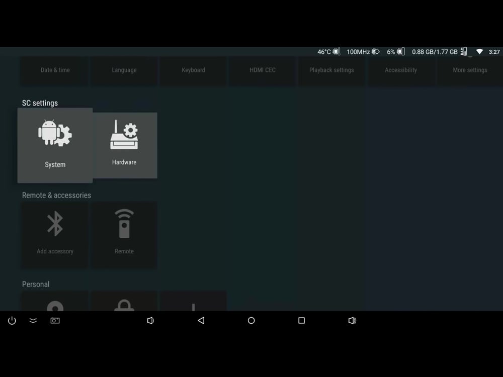 Instalace a odinstalace root access, reboot přístroje