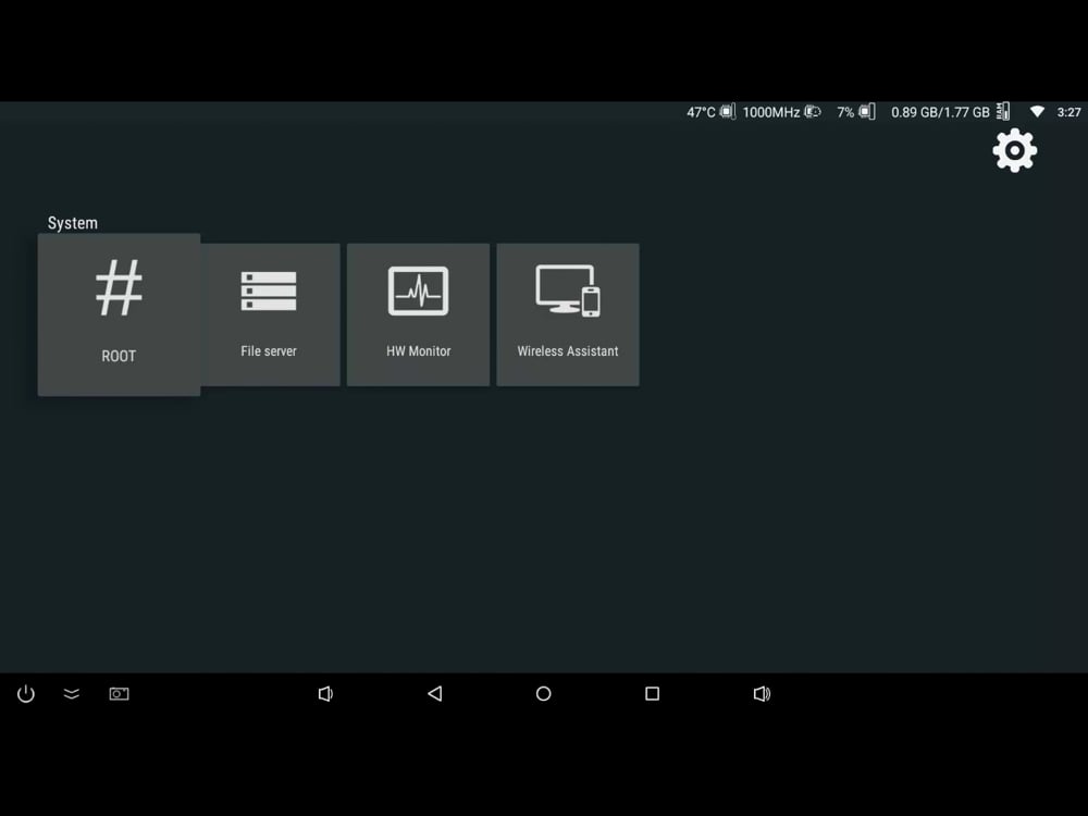 Instalace a odinstalace root access, reboot přístroje