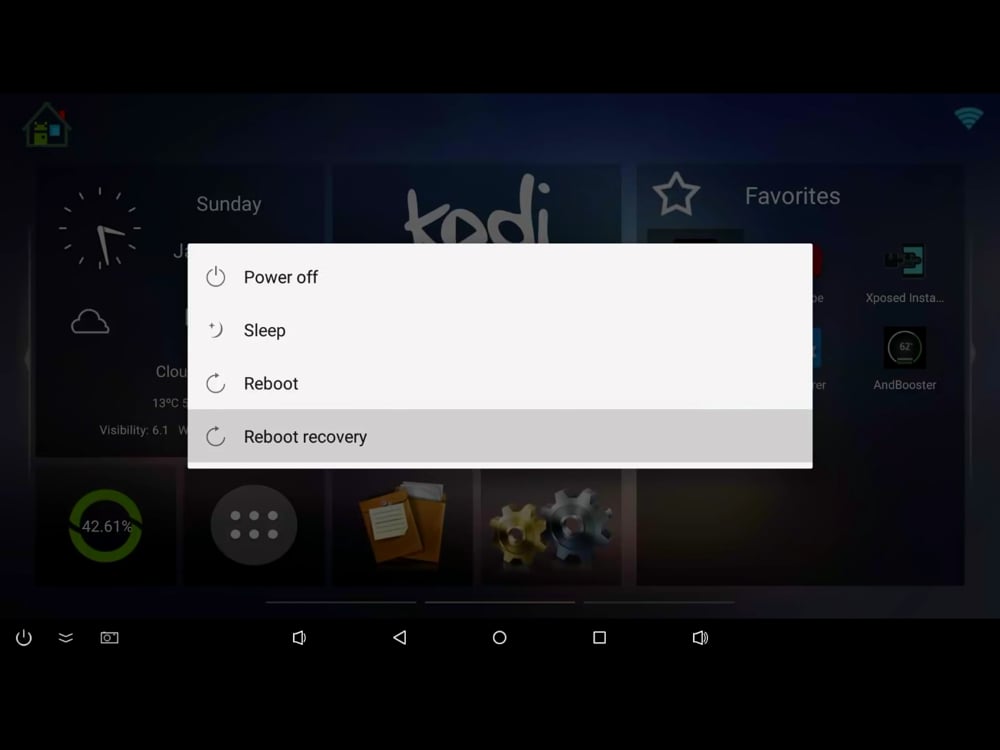 Instalace a odinstalace root access, reboot přístroje