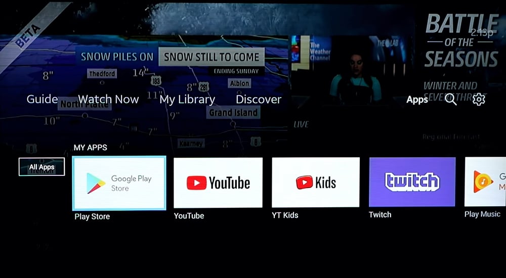 Osprey - ukázky uživatelského rozhraní