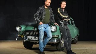 David Matásek a Vladimír Polívka v seriálu Polda