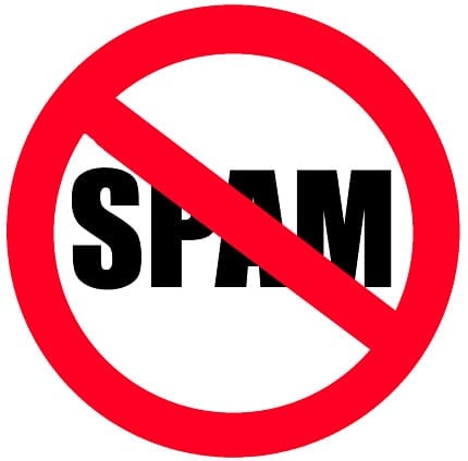 <p>Špatně napsaný email může být často označen jako spam</p>