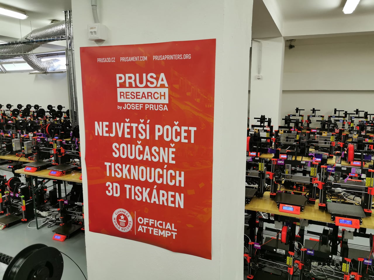 Průša: Guinnessova kniha rekordů a tisíc 3D tiskáren v chodu