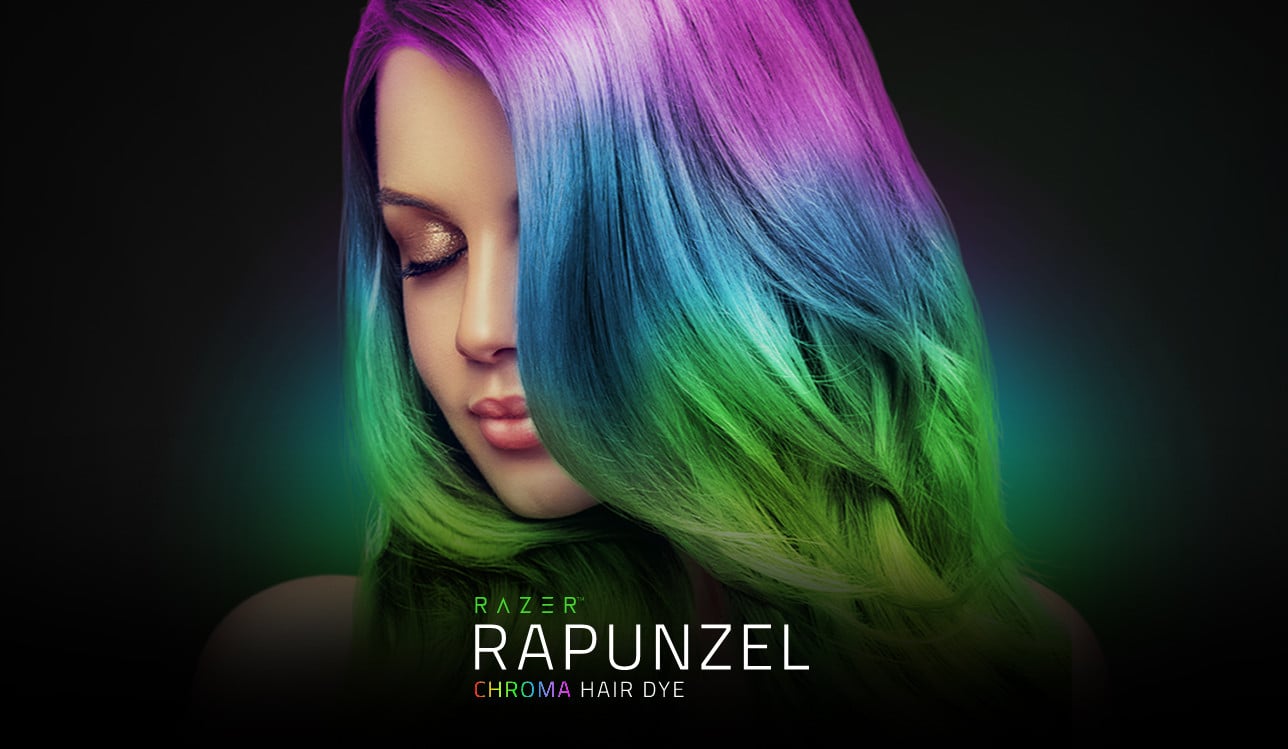 Proč by měla svítit jen myš a klávesnice? Razer představil novou RGB barvu na vlasy. Rozsviťte svou hlavu podle poslední módy.