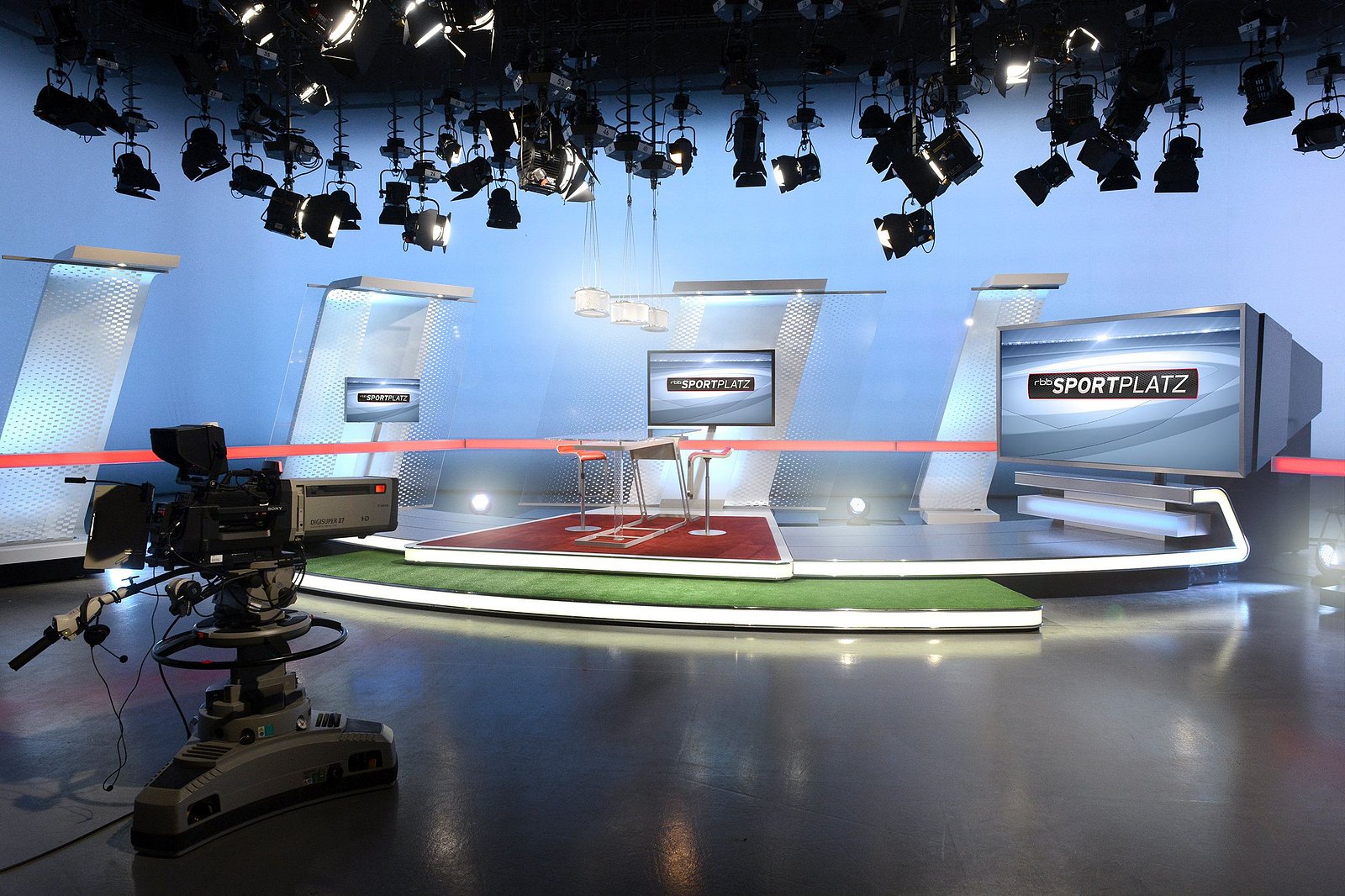 Vysílací prostory stanice rbb pro Berlín a Braniborsko