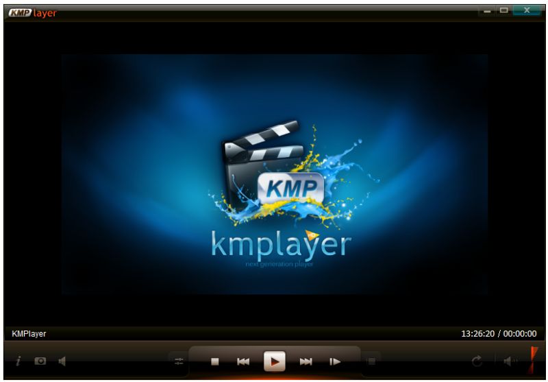 Jeden z povedených skinů pro KMPlayer