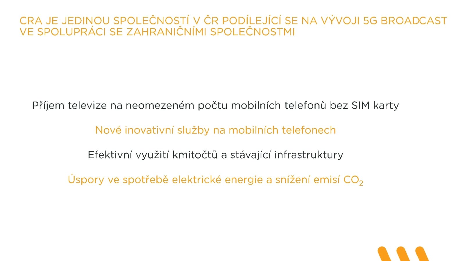 Technologie 5G Broadcast (televizní vysílání pro mobily)