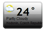 <p>Weather Pulse - miniaplikace na ploše</p>