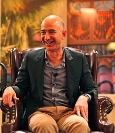 Zakladatel a šéf Amazonu Jeff Bezos.