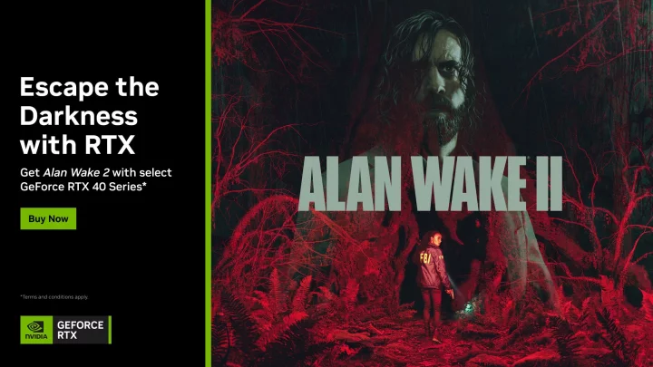 Bundle Alan Wake 2 ke grafikám Nvidia GeForce RTX 4000